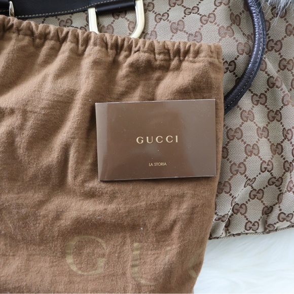 Gucci purse (classic pattern in brown) - Picture 4 of 7